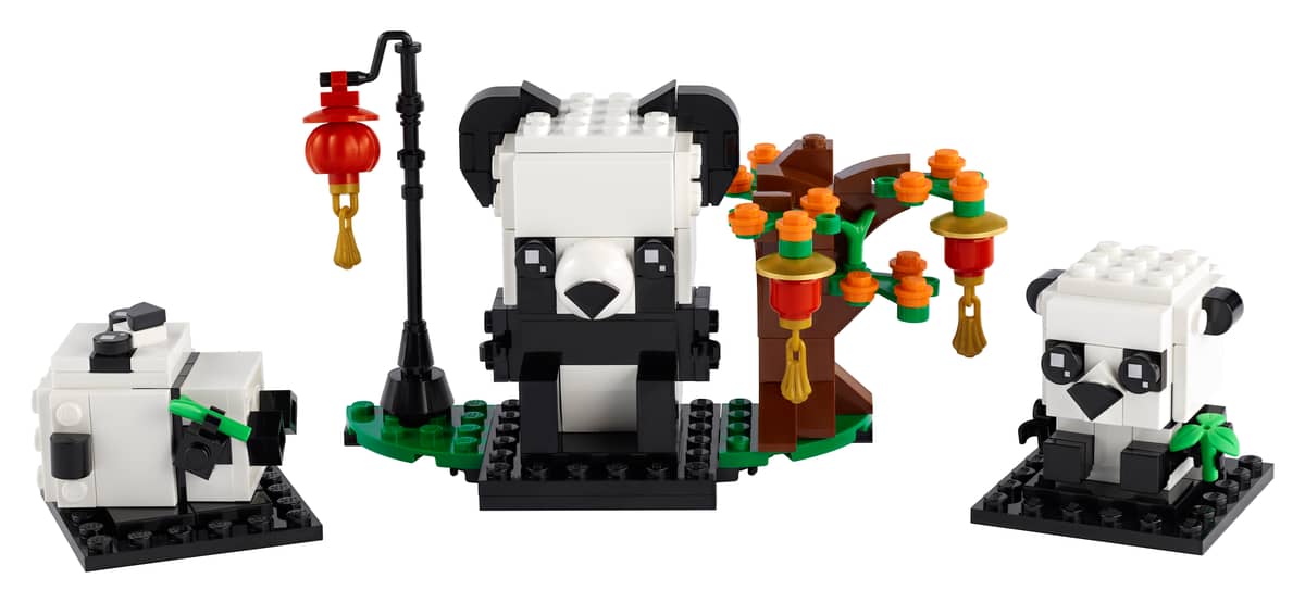 LEGO BrickHeadz 40466 Pandas fürs chinesische Neujahrsfest (EOL), Neuware