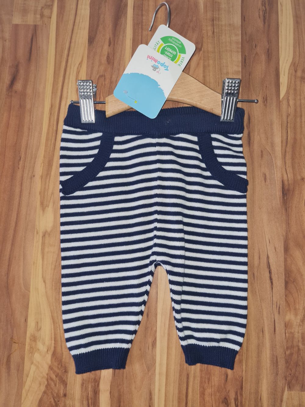 Topomini Jogging-Hose "marine geringelt", Gr. 56, Neuware mit Etikett