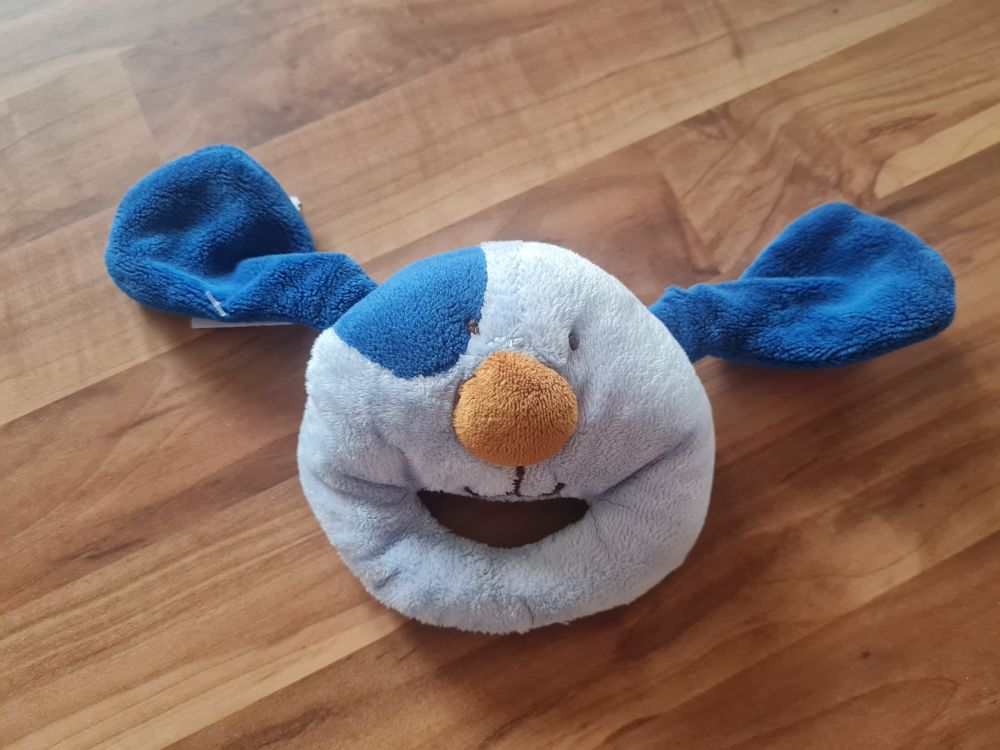 Greifling Rassel "Blauer Hund", Secondhand