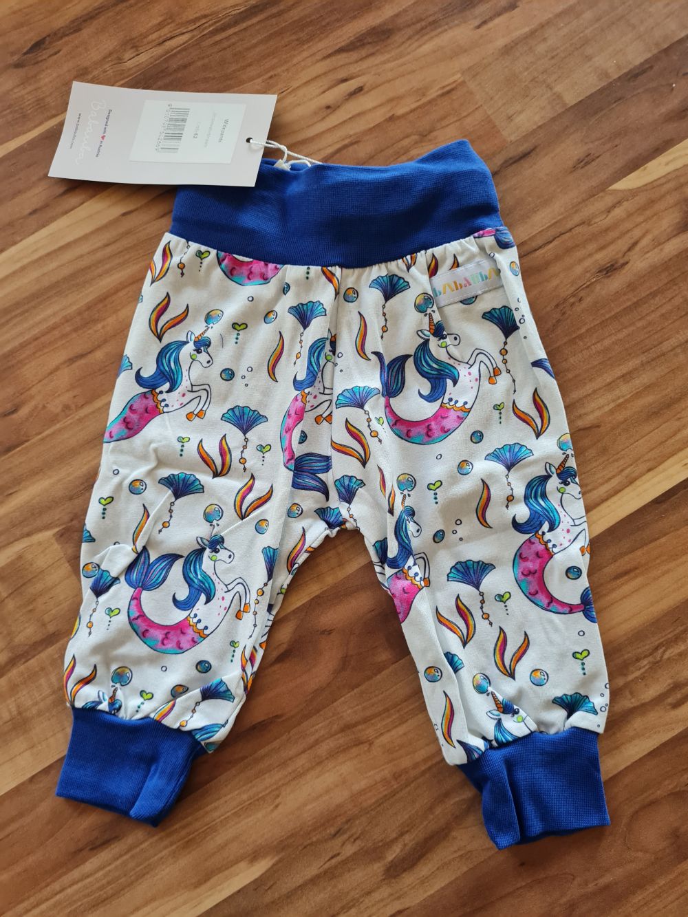 Babauba Widepants "Underwater Unicorn", Gr. 62, Neuware mit Etikett