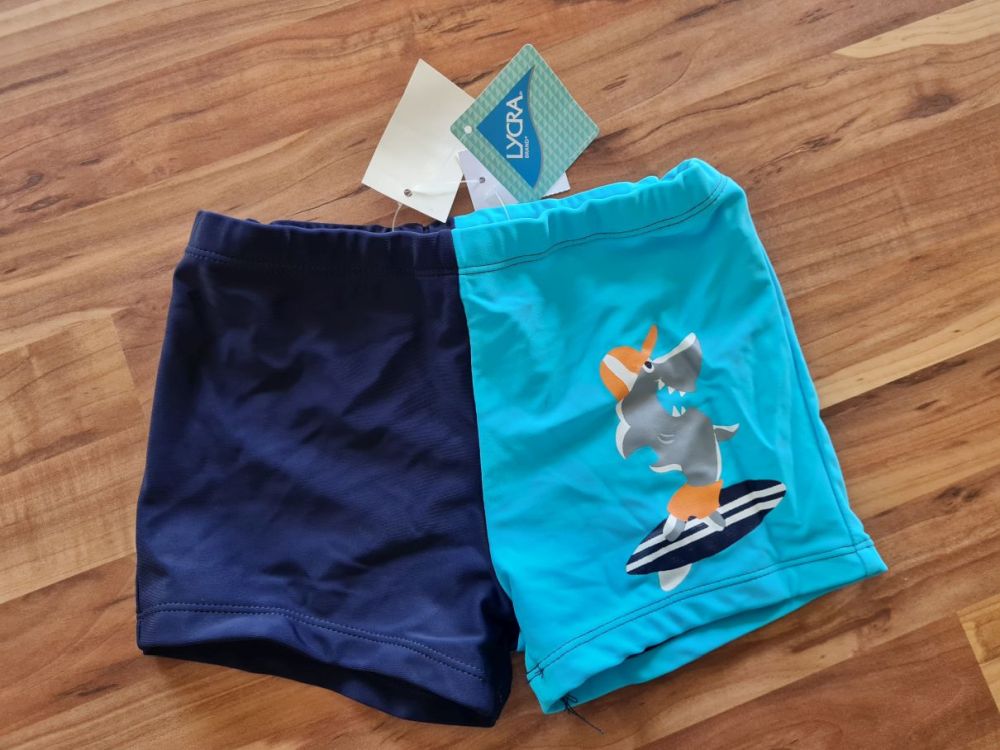 Badehose "Hai" Gr. 128, Neuware mit Etikett
