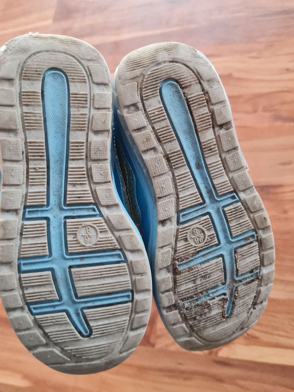 Schuhe für Mädchen, türkis-glitzer, Gr. 26, Secondhand