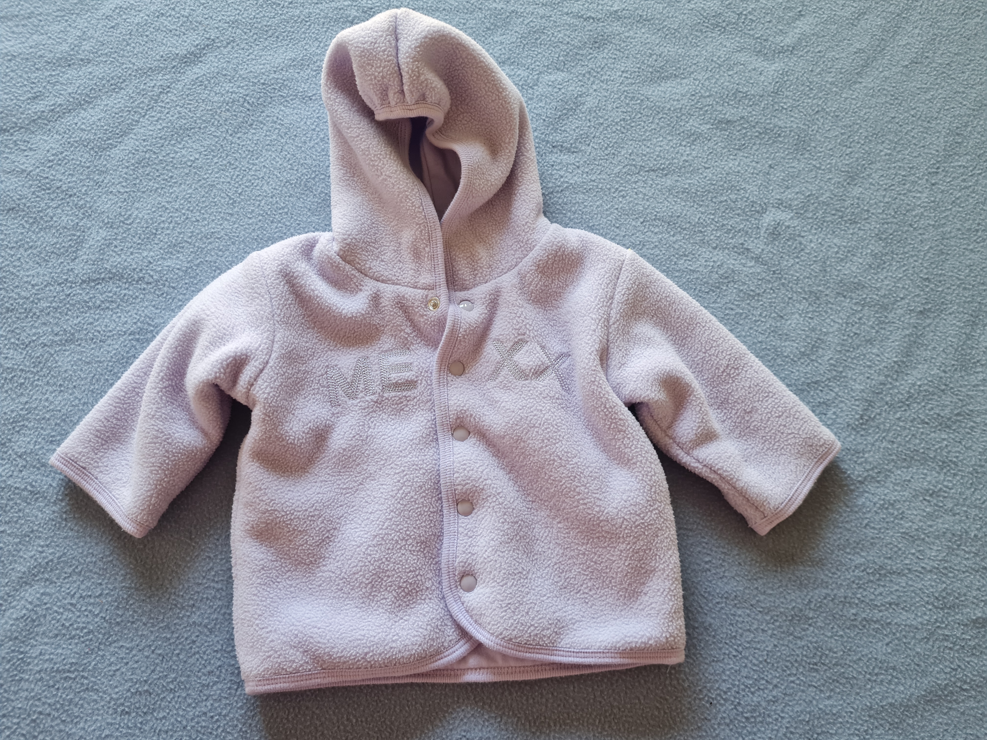 MEXX Fleecejacke für Mädchen, flieder, Gr. 62, Secondhand