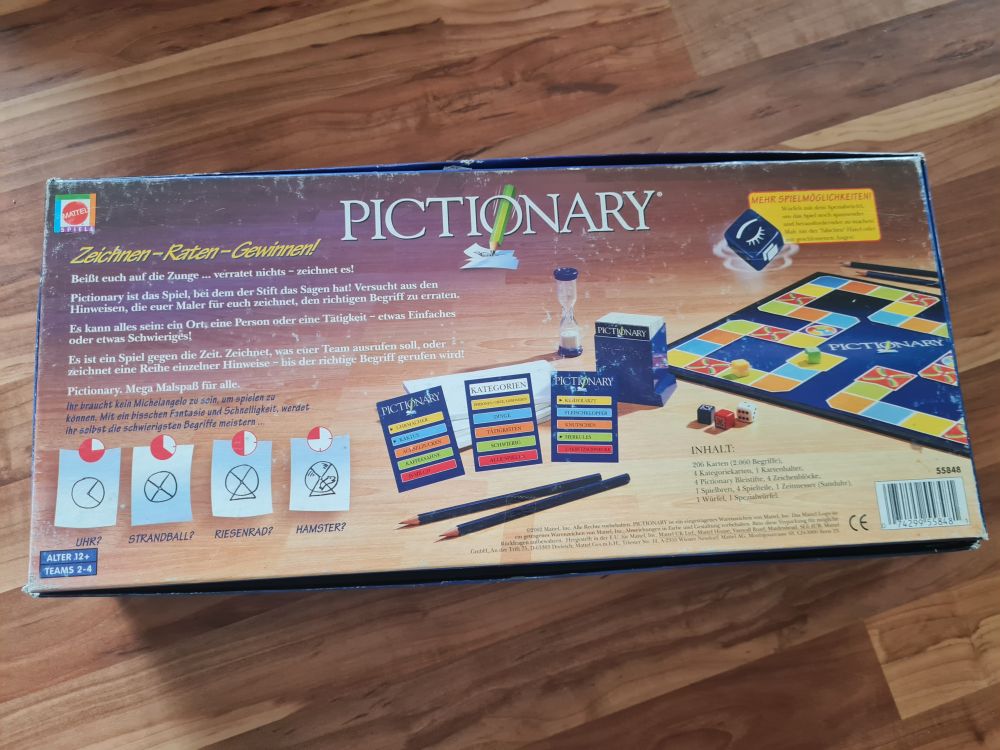 Pictionary, Secondhand
