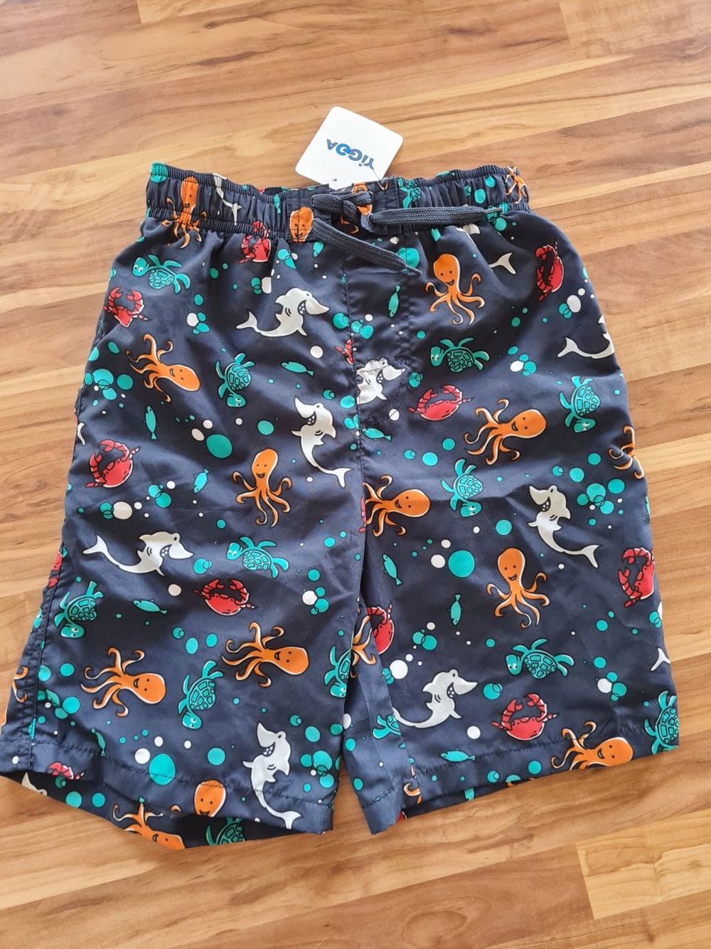 Yigga Badeshorts "Meerestiere", Gr. 134/140, Neuware mit Etikett