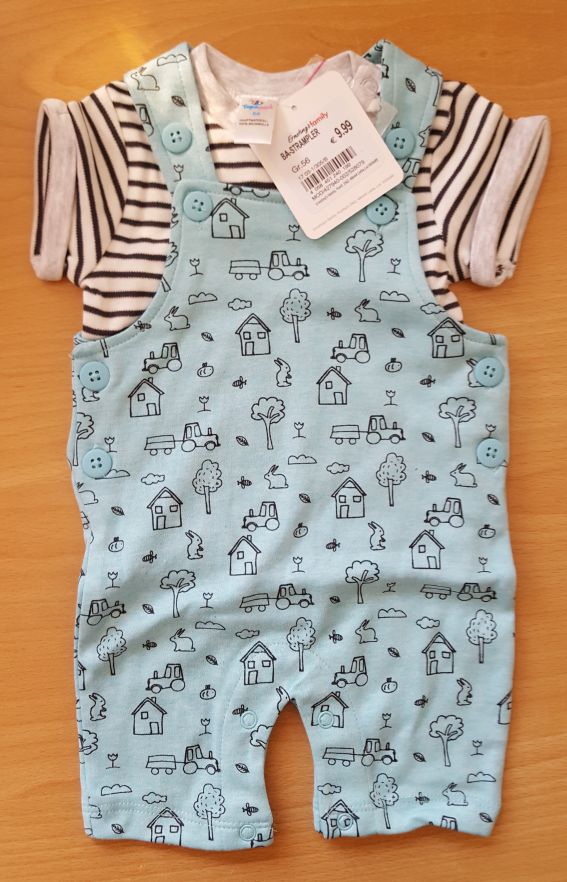 Jungen-Set für den Sommer "Bauernhof", Gr. 56, Neuware mit Etikett