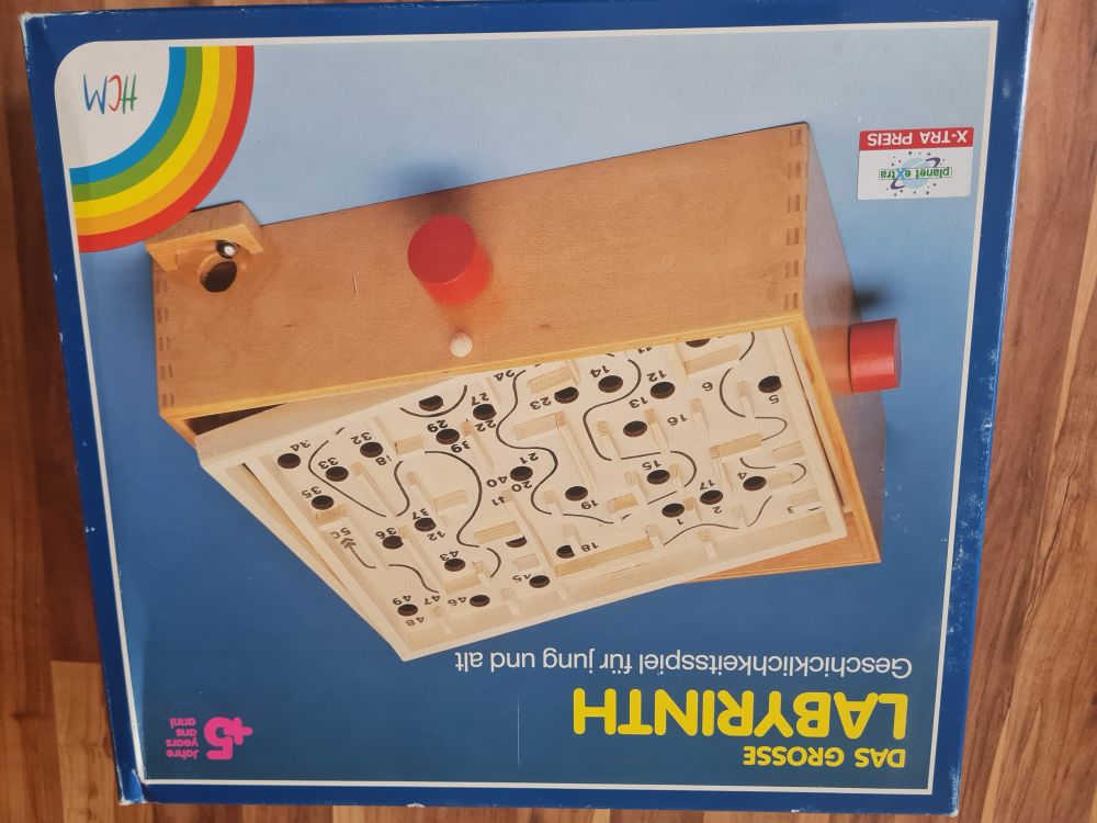 Das Grosse Labyrinth Geschicklichkeitsspiel für jung und alt, Neuware