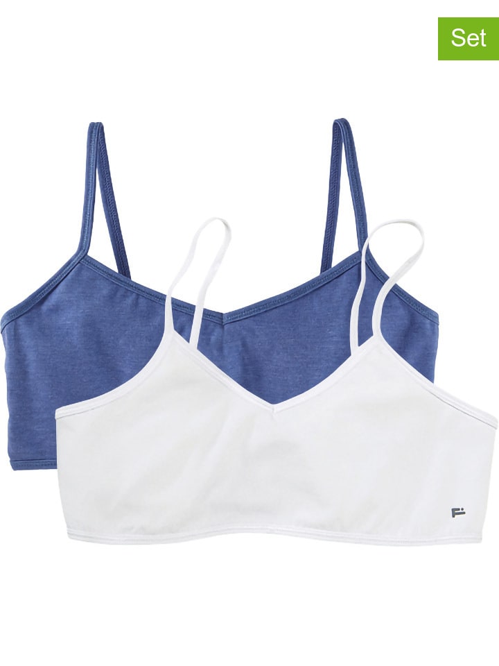 Jako-o Bustier 2er-Pack indigo/weiß, Gr. 152/158, Neuware mit Etikett