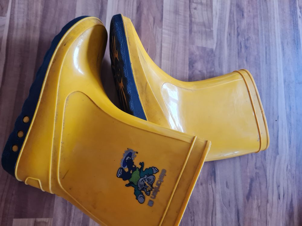 Elefanten Gummistiefel, gelb, Gr. 35, Secondhand