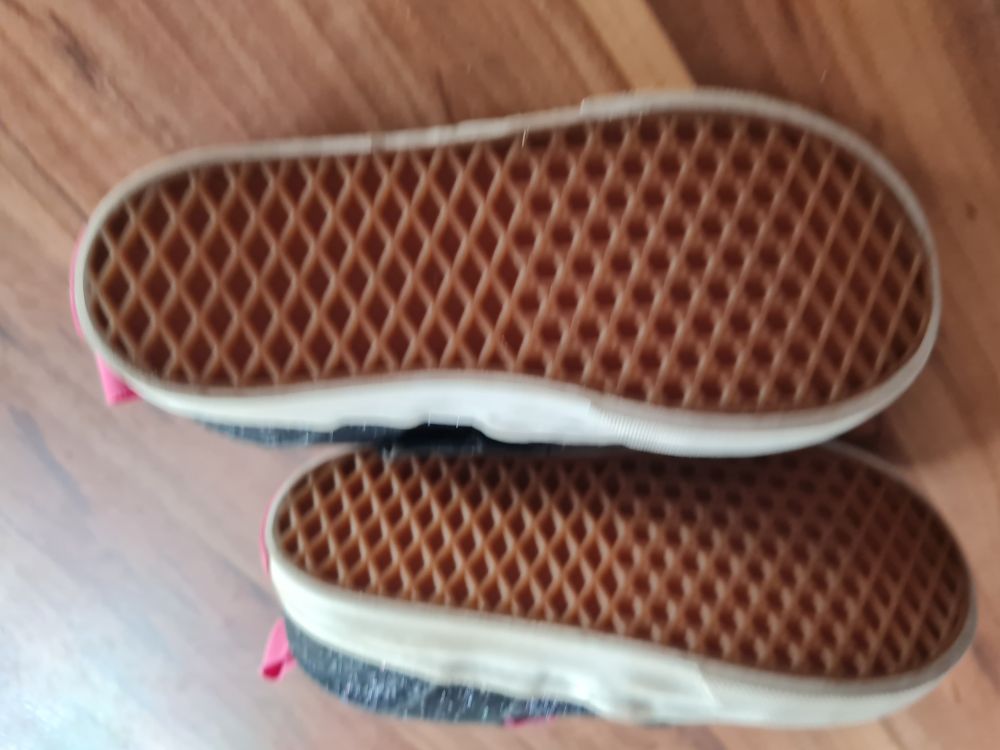Vans Schuhe, schwarz-glitzer, Gr. 25, Secondhand