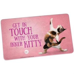 Frühstücksbrettchen Yoga Cats Inner Kitty pink 13549, Neuware