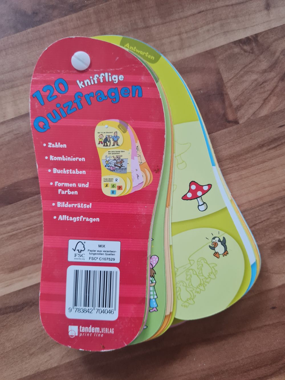 Flip-Quiz, 120 Fragen und Antworten, Secondhand