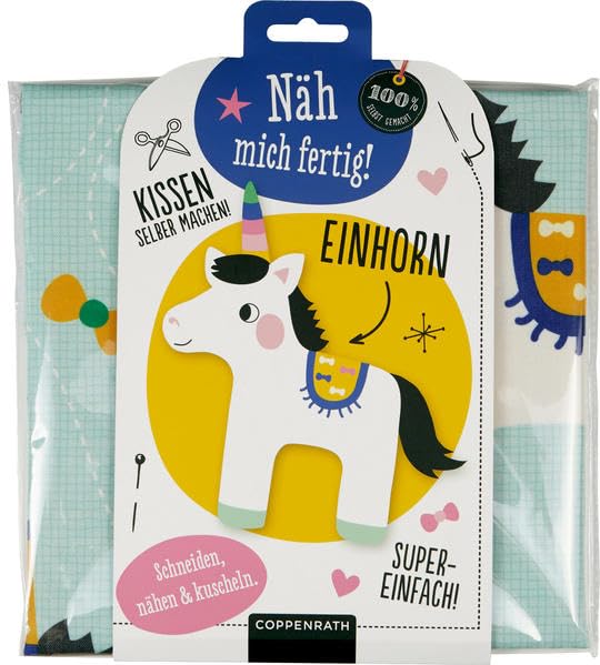 Näh mich fertig! Kissen: Einhorn, Neuware