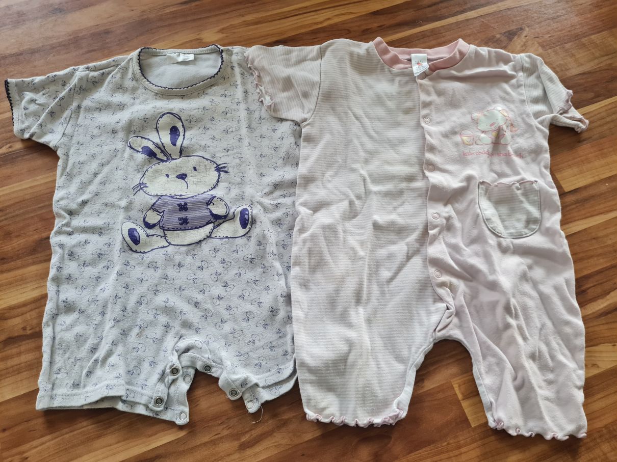 2 kurze Schlafanzüge für Mädchen, Gr. 92, Secondhand