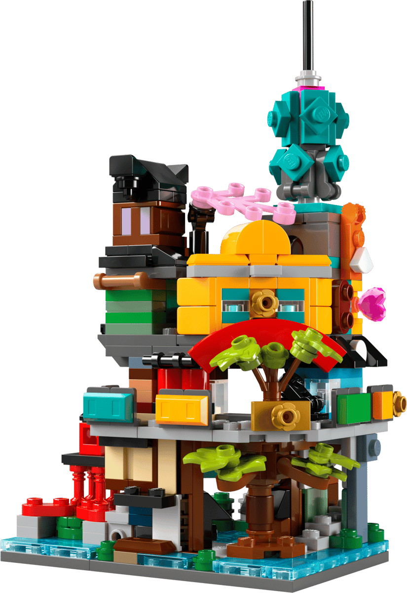LEGO Ninjago 40705 Mikromodell der Gärten von NINJAGO® City (EOL), Neuware