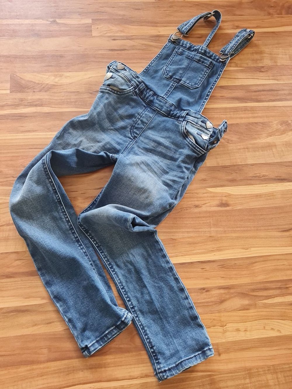 Topolino Mädchen-Latzhose, Gr. 122, Secondhand
