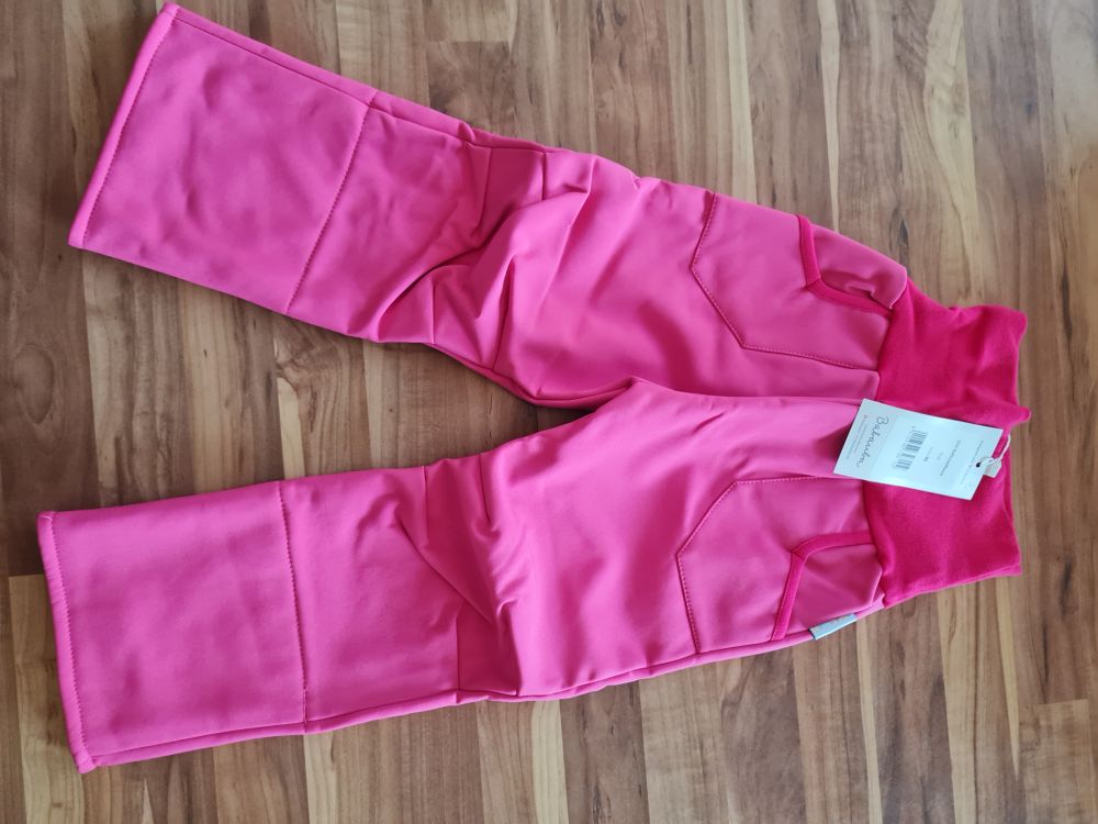 Babauba Uni-Softshellhose "Pink", Gr. 80, Neuware mit Etikett