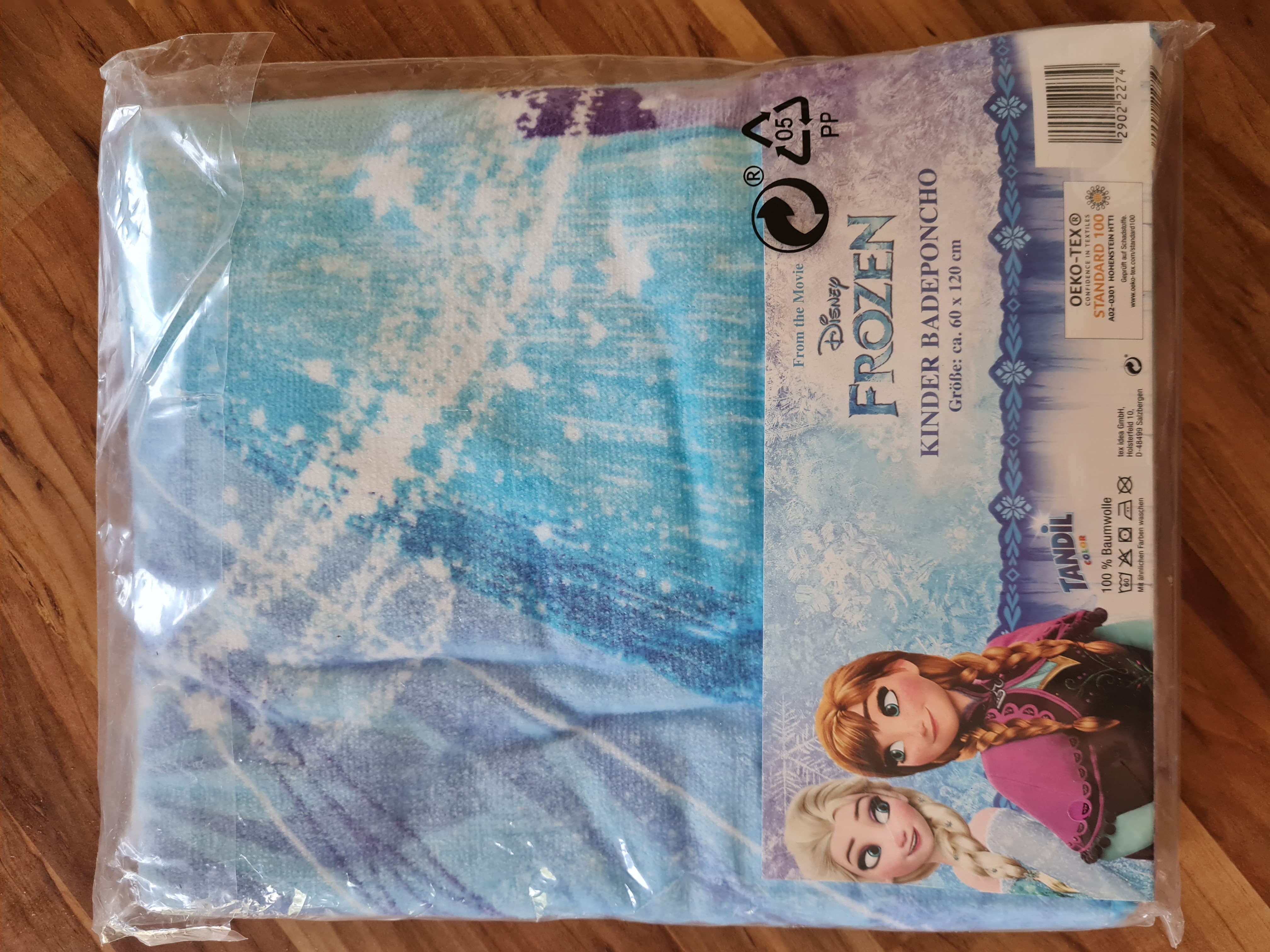 Badeponcho "Disney Frozen", Gr. ca. 60x120cm, Neuware mit Etikett