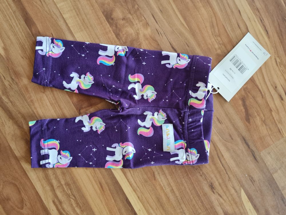 Babauba SkinnyPants "GalaxyUnicorns", Gr. 50, Neuware mit Etikett