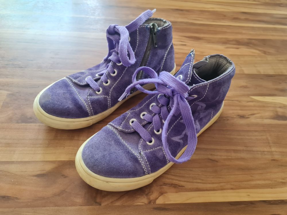 Schuhe für Mädchen, lila, Gr. 30, Secondhand