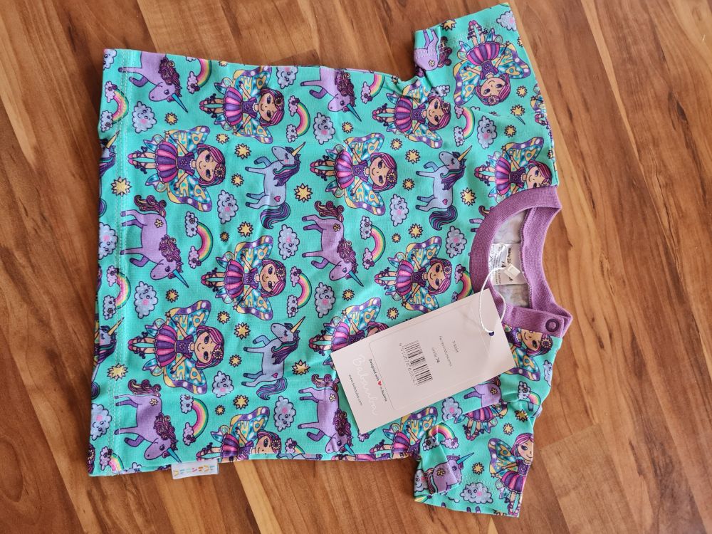 Babauba T-Shirt "Fairies and Unicorns", Gr. 74, Neuware mit Etikett
