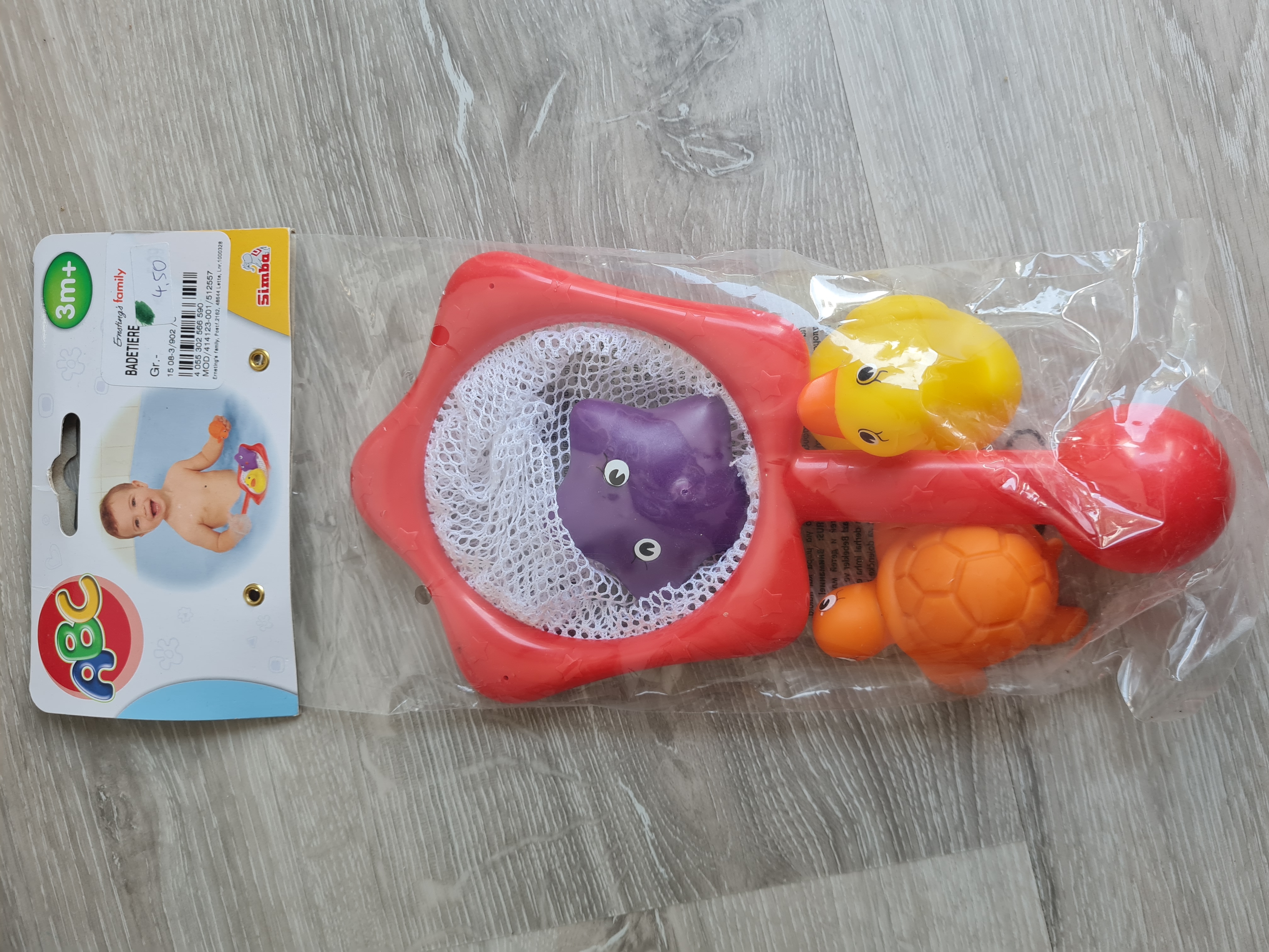 Badetiere mit Netz