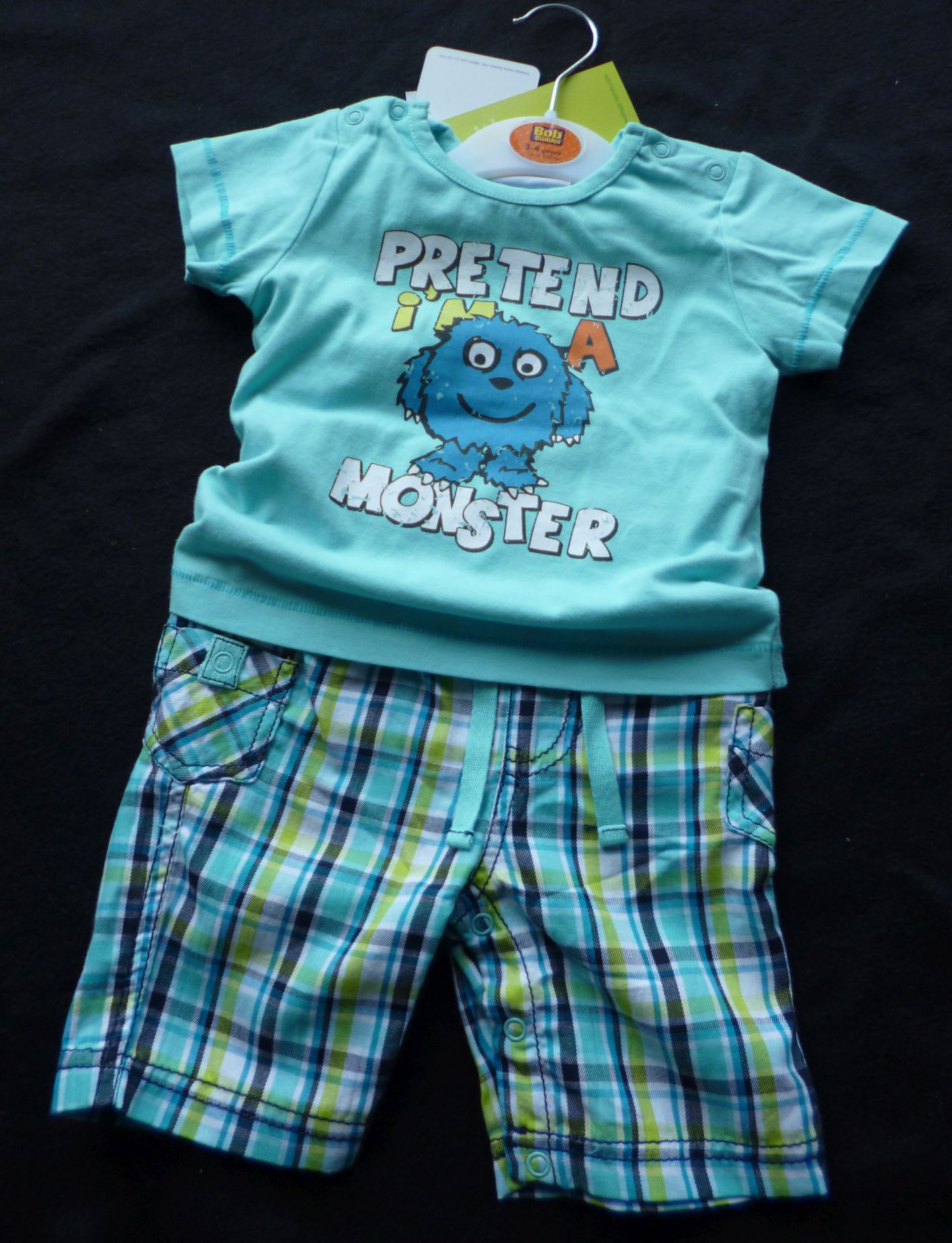2tlg. Set aus T-Shirt und Hose Gr. 68, Neuware mit Etikett
