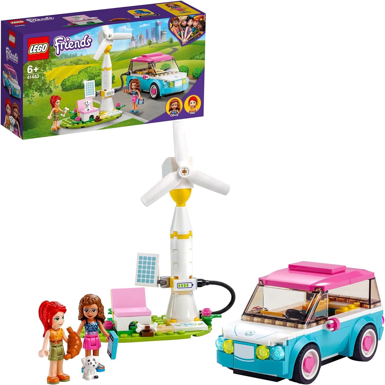 LEGO Friends 41443 Olivias Elektroauto Set (EOL), Neuware