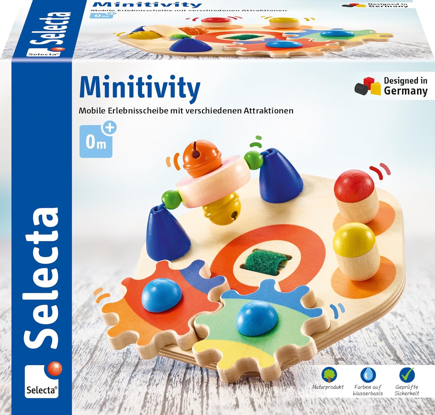 Selecta 62036 Minitivity, Motorikspielzeug, Neuware