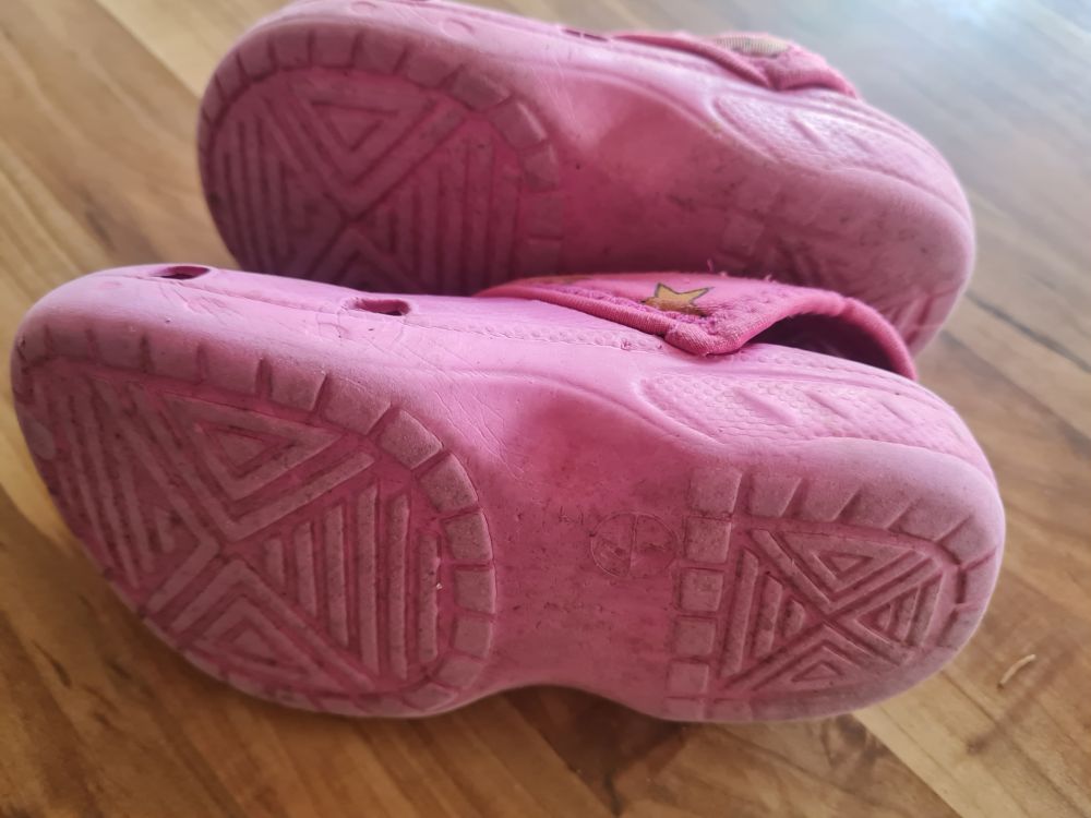 Clogs, pink, Gr. 24, Secondhand