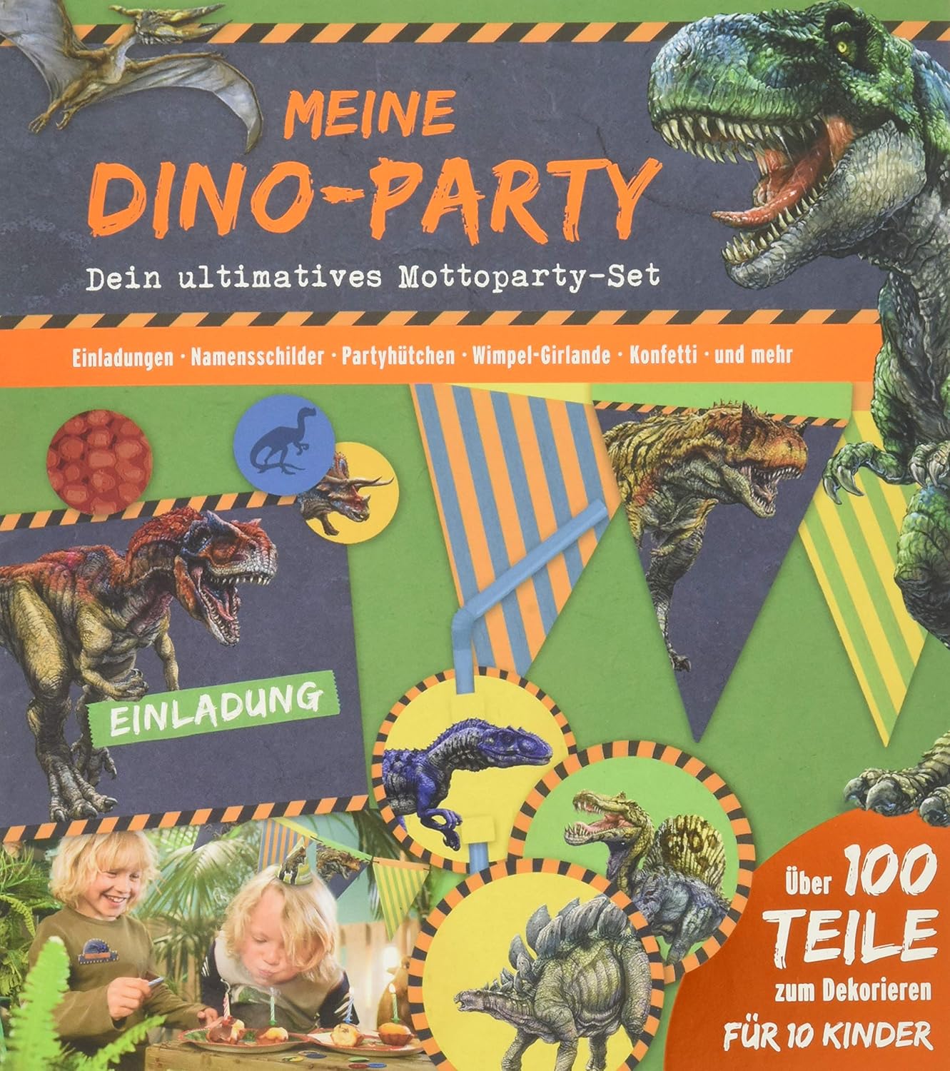 Aktivbuch: Meine Dino-Party T-Rex World (Mottoparty-Set), Neuware