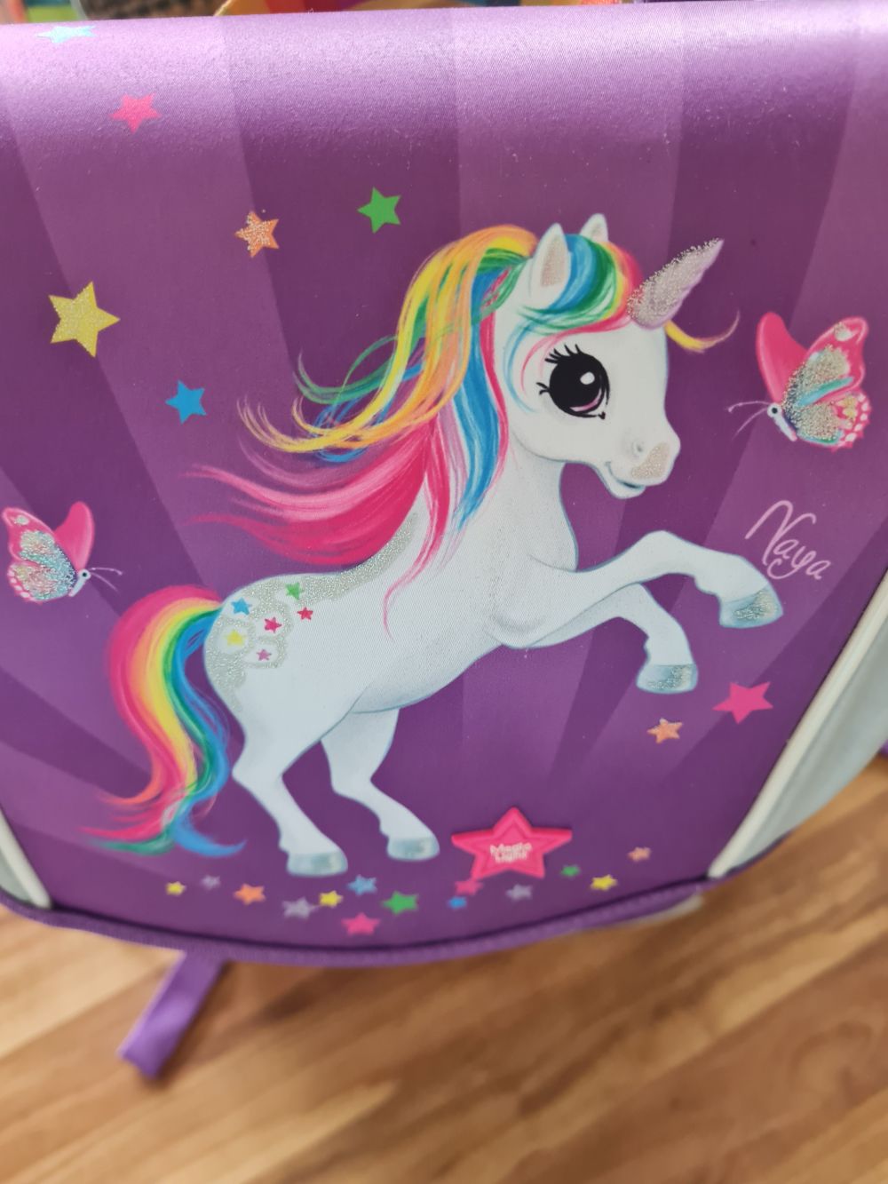 Depesche Schulrucksack "Ylvi and the Minimoomis" - Einhorn mit LED, Neuware mit Etikett