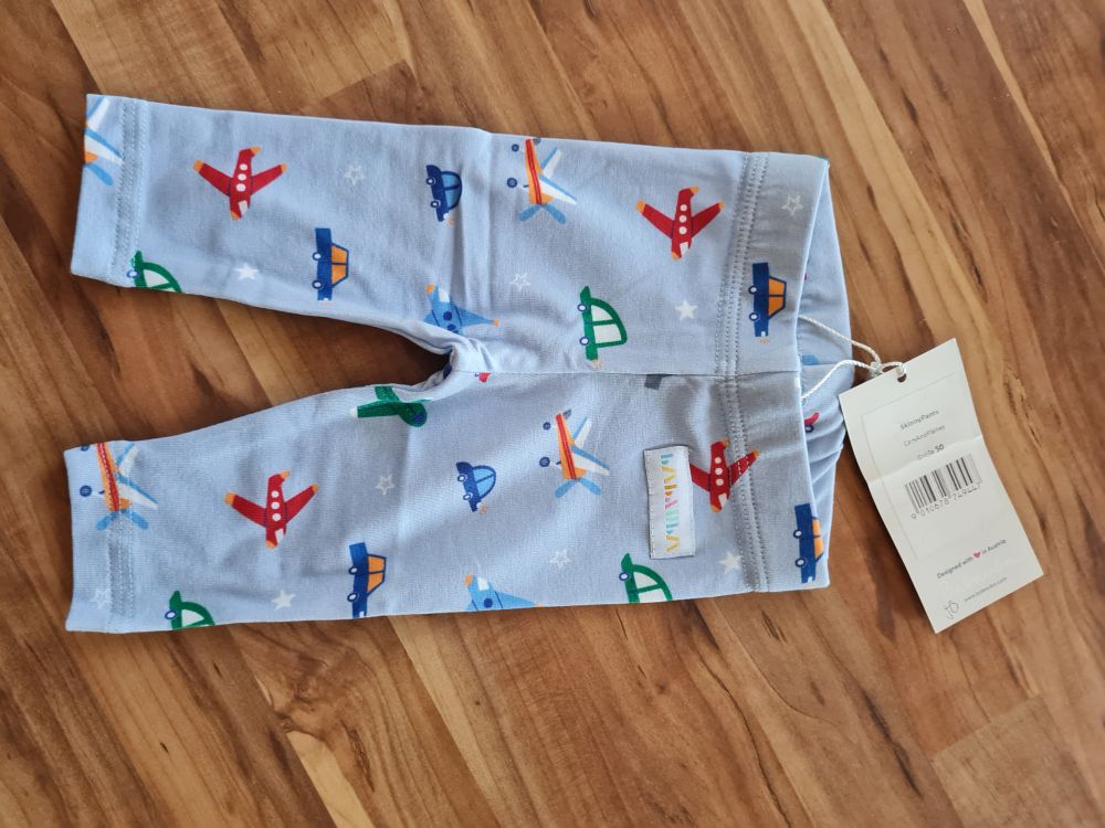 Babauba SkinnyPants "CarsAndPlanes", Gr. 50, Neuware mit Etikett