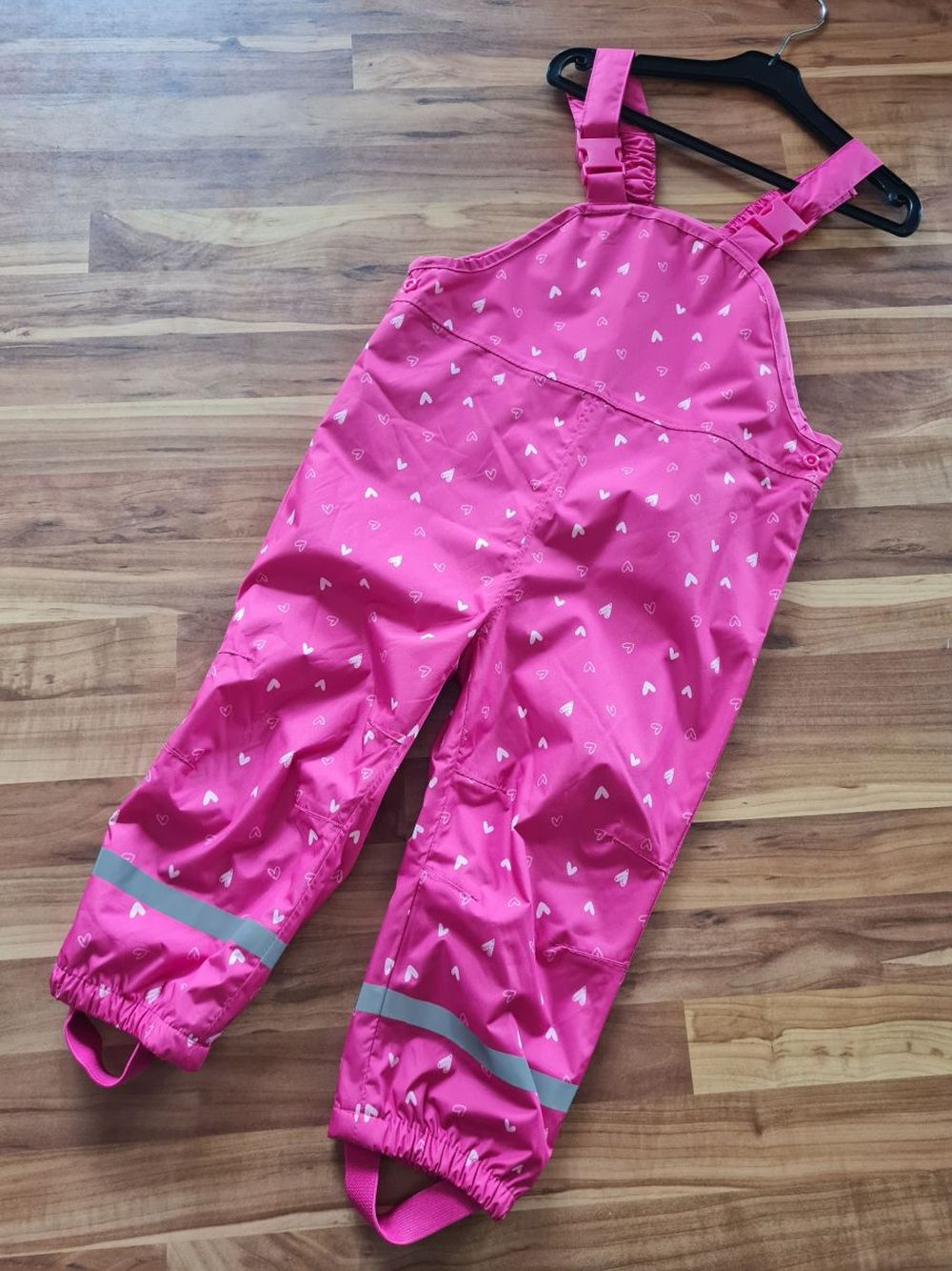 Topomini Regenhose "Herzen", pink, Gr. 86, Neuware mit Etikett