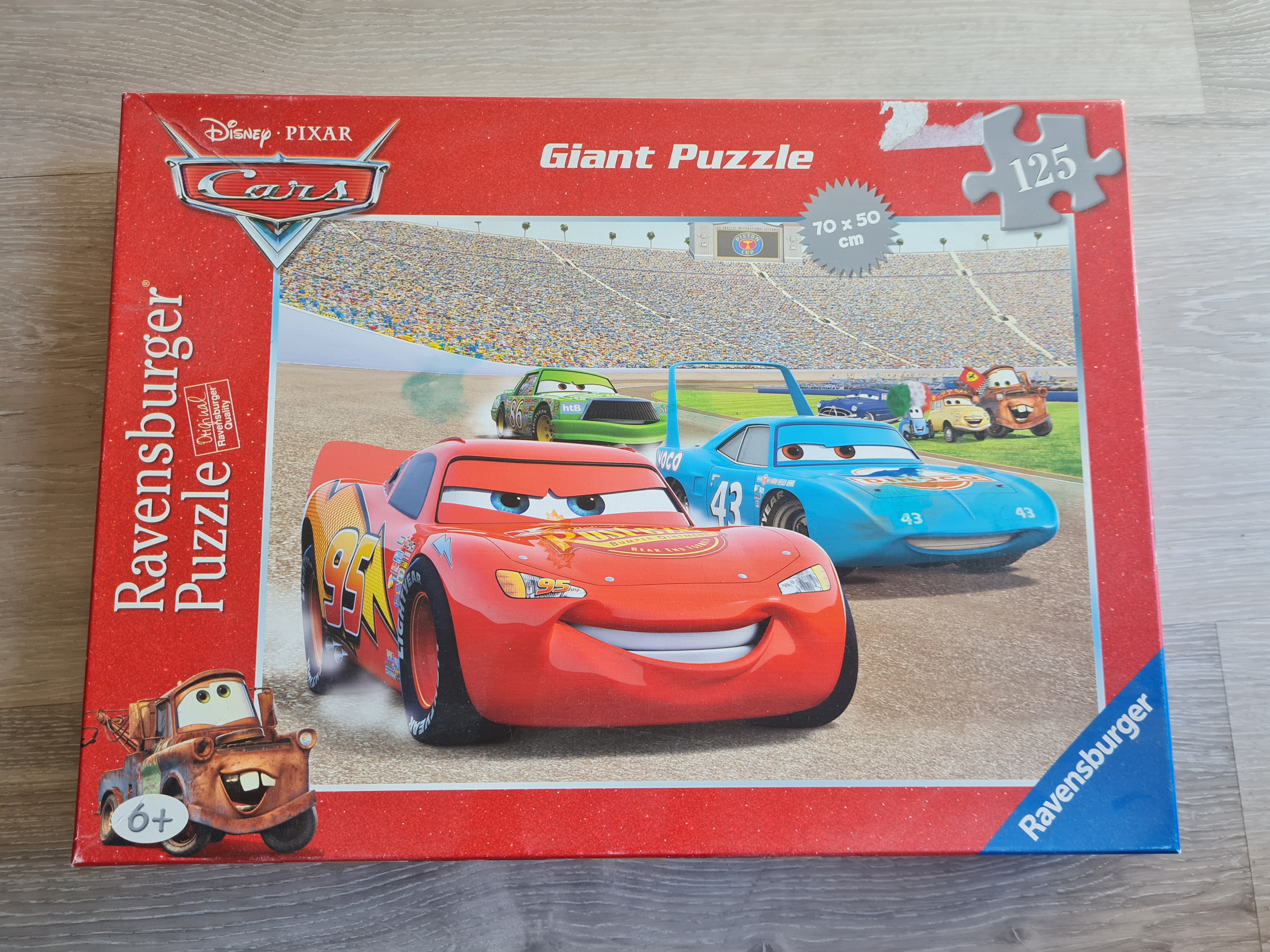 Puzzle mit großen Teilen, Disney Cars, 125 Teile