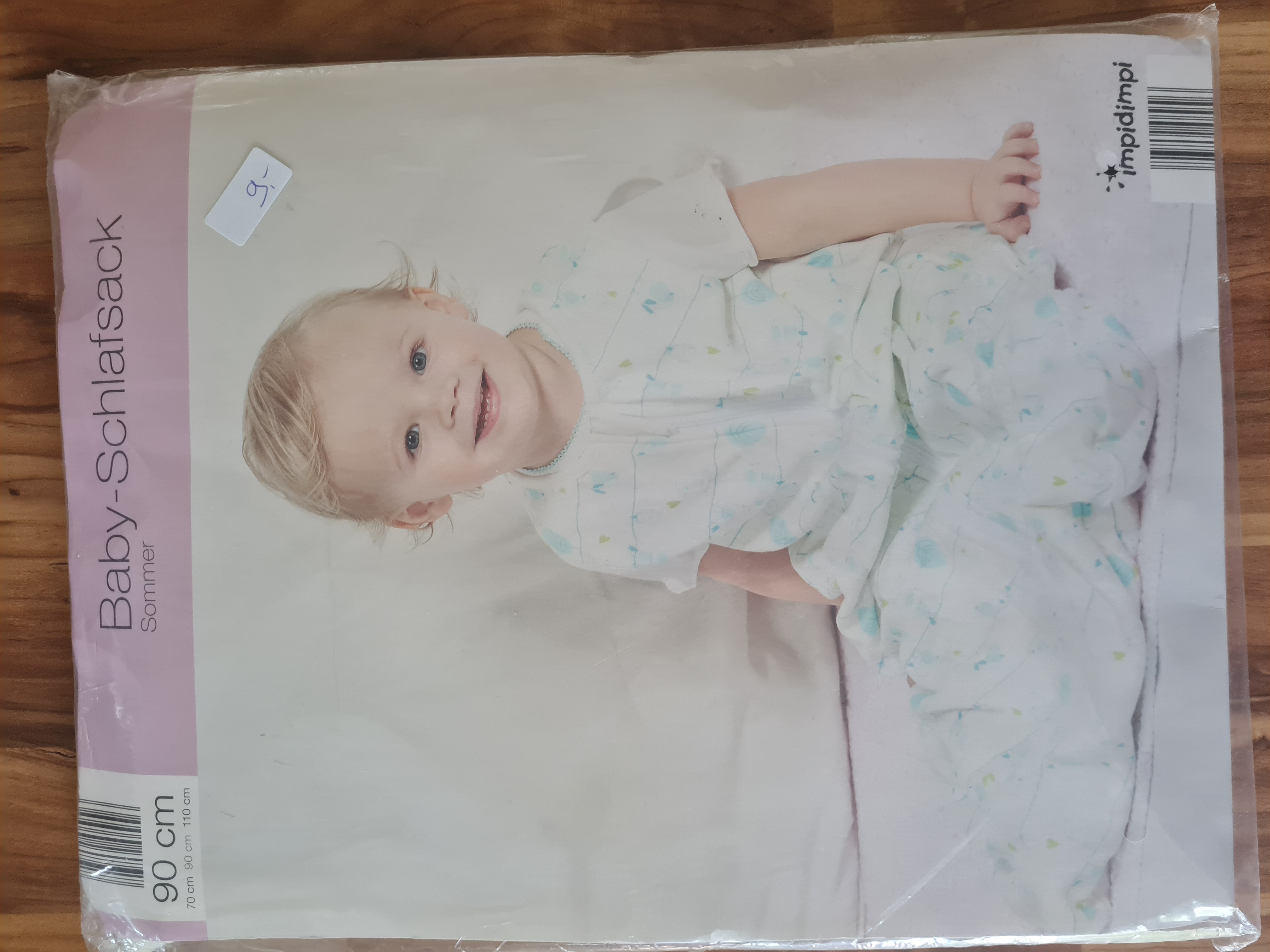 Sommer-Schlafsack "Vögel", 90cm, Neuware mit Etikett