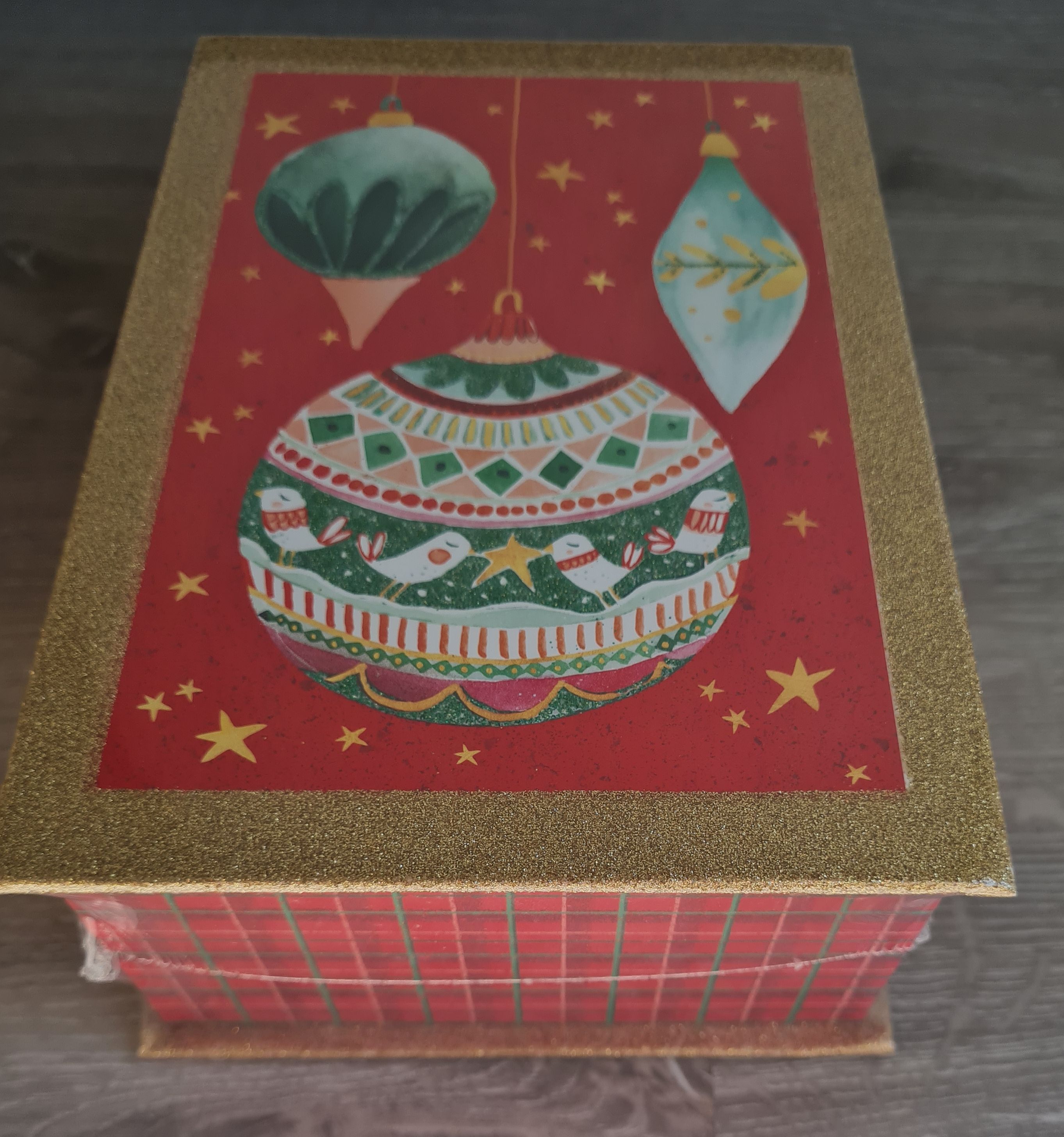 Weihnachtliche Aufbewahrungsbox, Neuware (EOL)