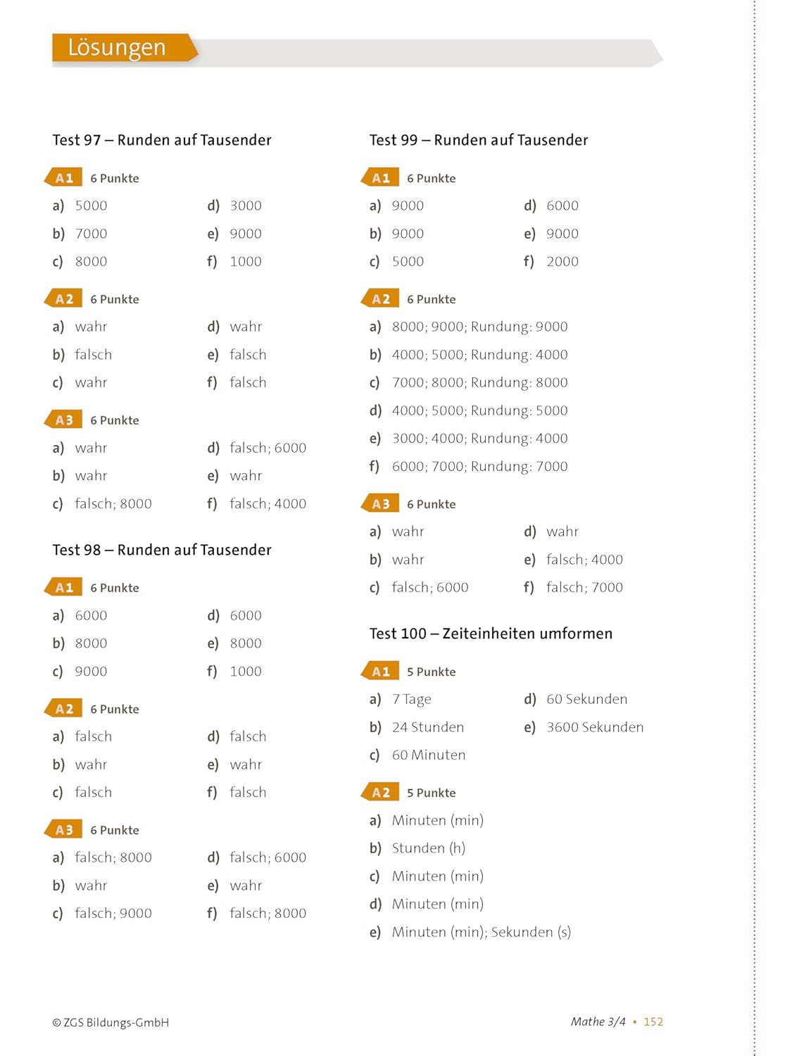 Testbuch Mathematik 3./4. Klasse I Schülerhilfe: Über 250 Tests in 3 Schwierigkeitsgraden, Taschenbuch, Neuware