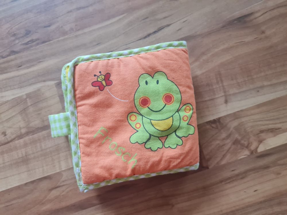 Stoffbuch "Frosch und Löwe", Secondhand