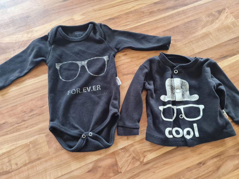 Set Body und Jacke "Cool", Gr. 68, Secondhand