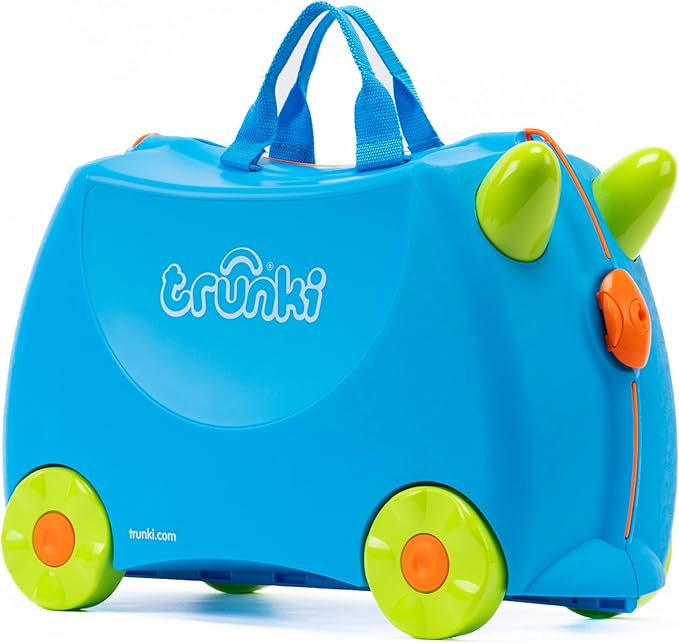 Trunki Ride-on Terrance Handgepäck und Kinderkoffer zum Draufsitzen, Neuware