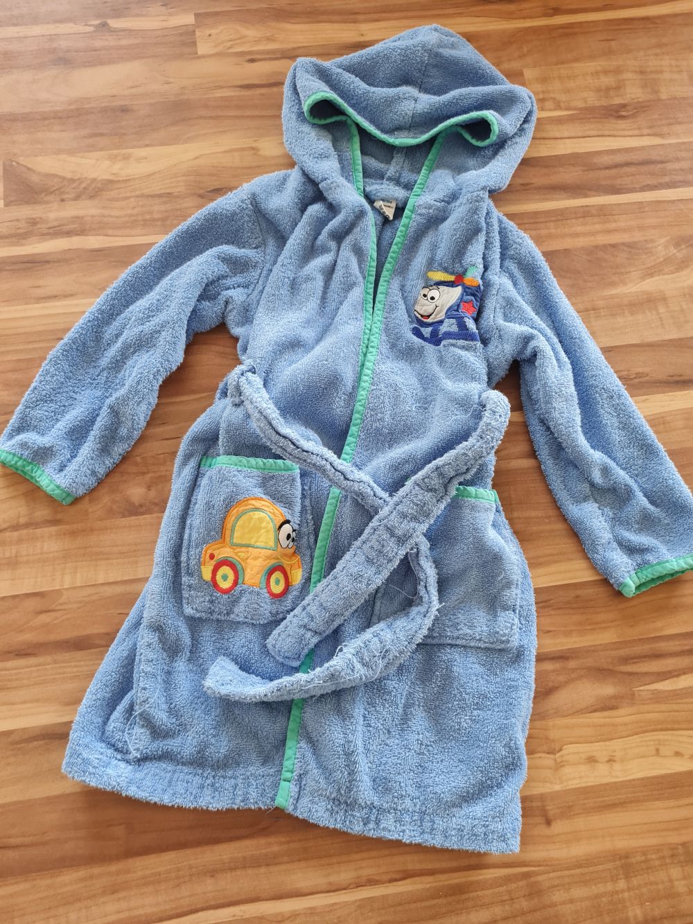 Topolino Bademantel, blau, Gr. 98/104, Secondhand