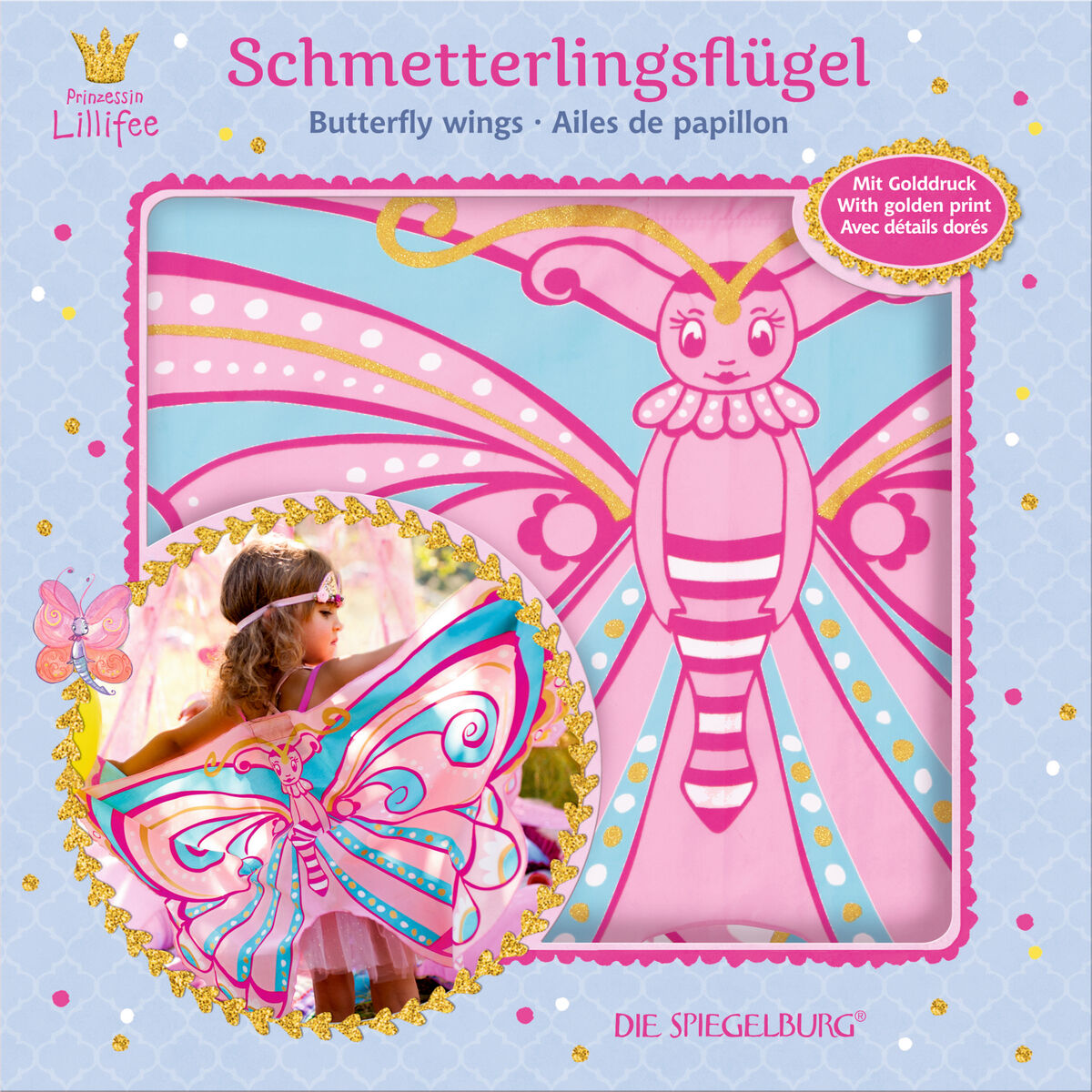 Spiegelburg Schmetterlingsflügel Prinzessin Lillifee, Karneval, Neuware