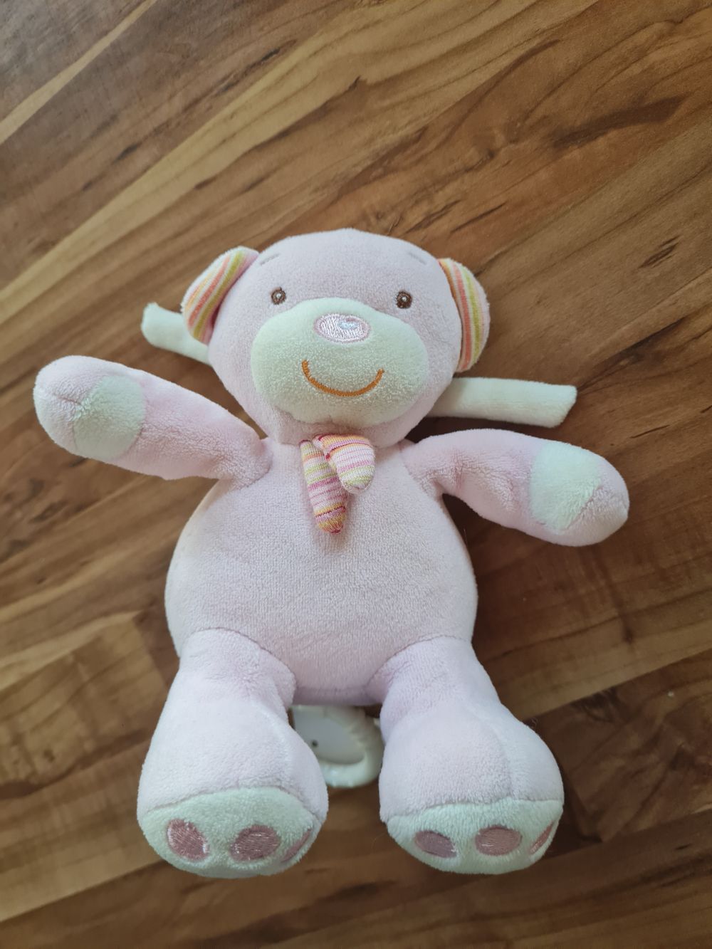 Topolino Spieluhr "Rosa Bär" mit Melodie "Over the Rainbow", Secondhand