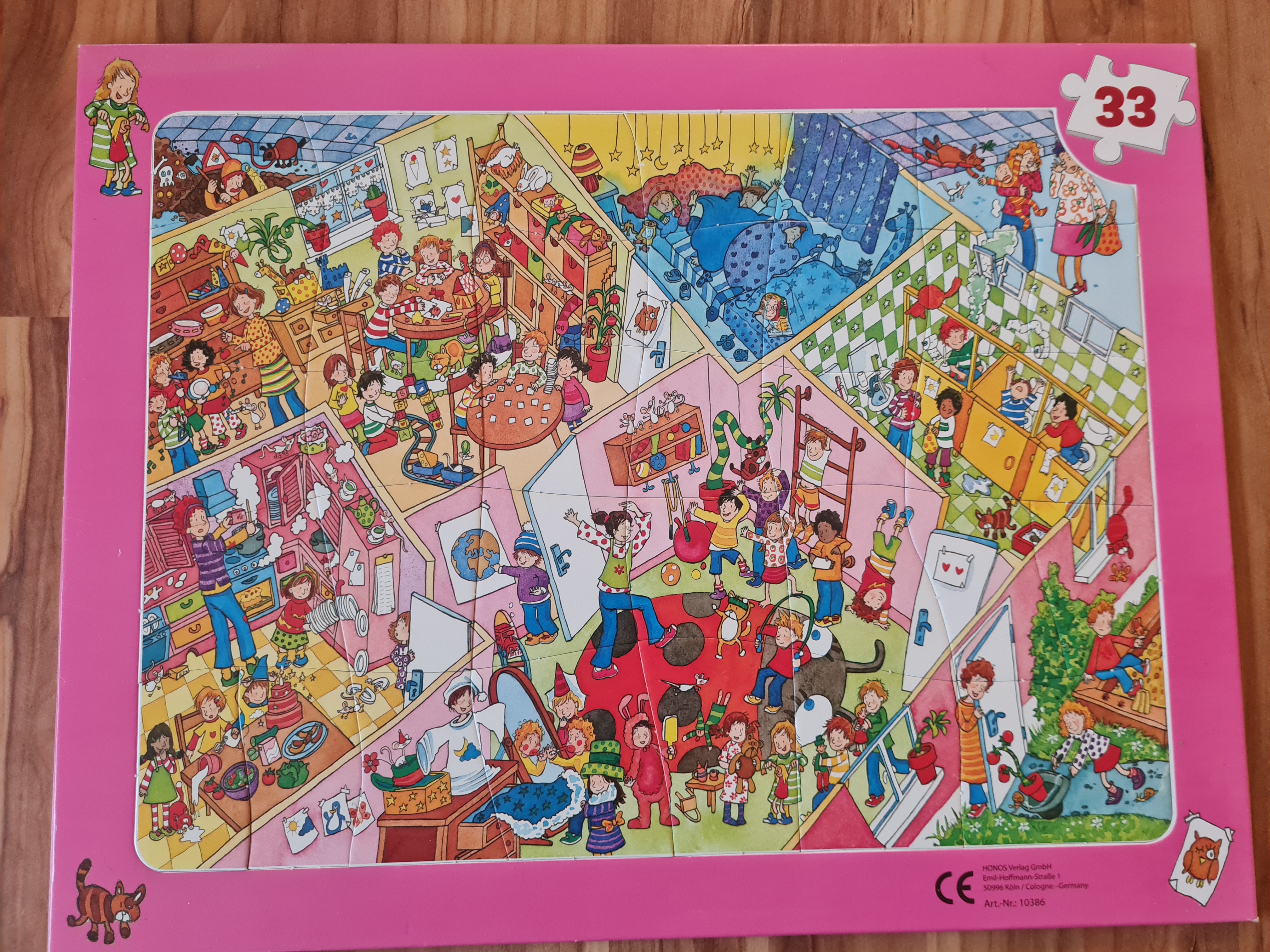 Rahmenpuzzle Kindergarten, 33 Teile