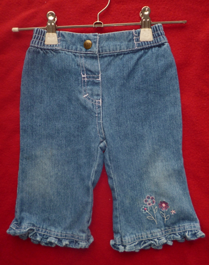 Sommerliche Jeans für Mädchen, Gr. 74