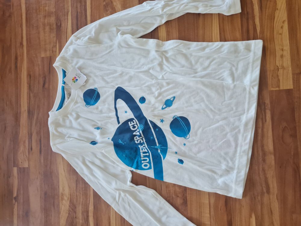 Langarmshirt "Outer Space", Gr. 128, Neuware mit Etikett