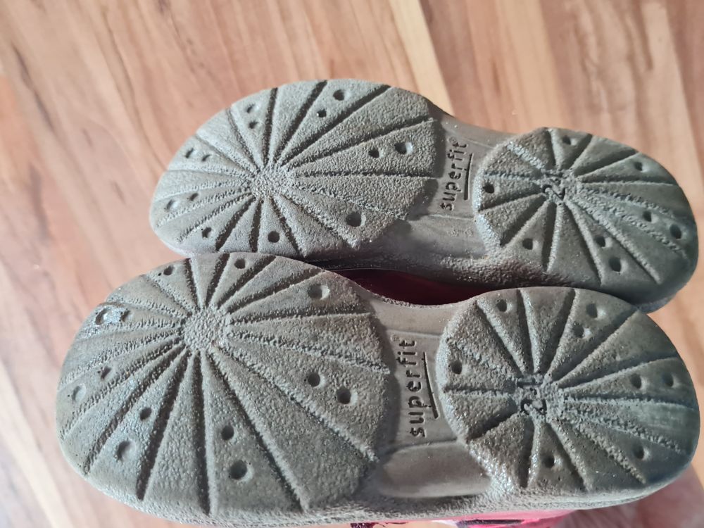 Superfit Schuhe für Mädchen, rot, Gr. 24, Secondhand