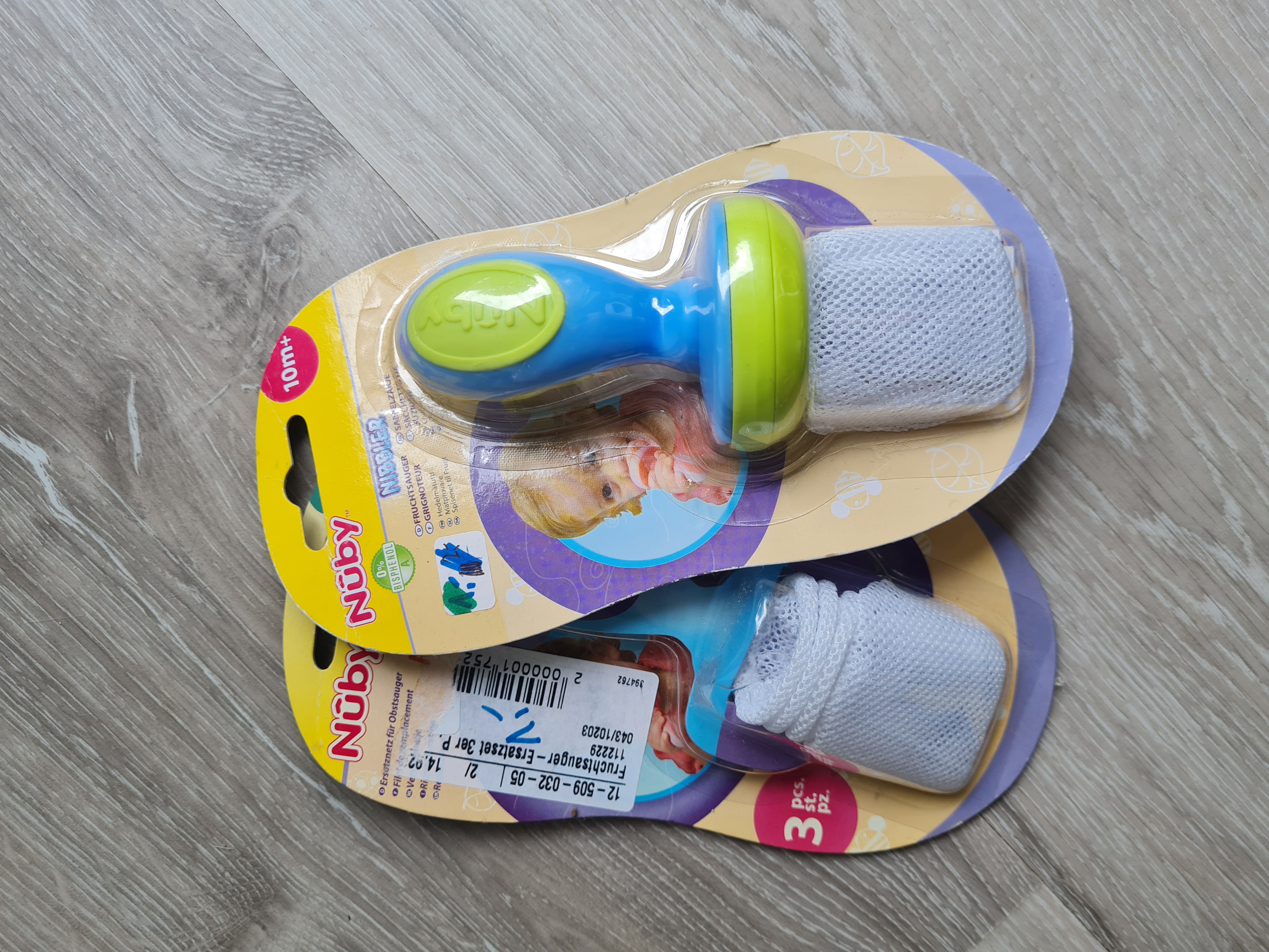 Fruchtsauger mit Ersatznetz, Neuware