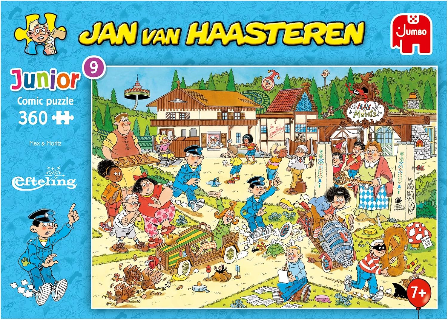 Jan Van Haasteren Junior Puzzle "Efteling - Max & Moritz", 360 Teile, Neuware